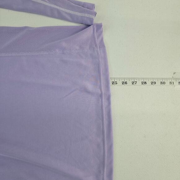 Huk Womens Purple 1/4 Zip Hoodie Pullover Long Sleeve Mesh Activewear Top M 6000 - Picture 6 of 10